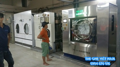 Lắp đặt máy giặt công nghiệp liên doanh Việt Hàn Tại Hà Nội